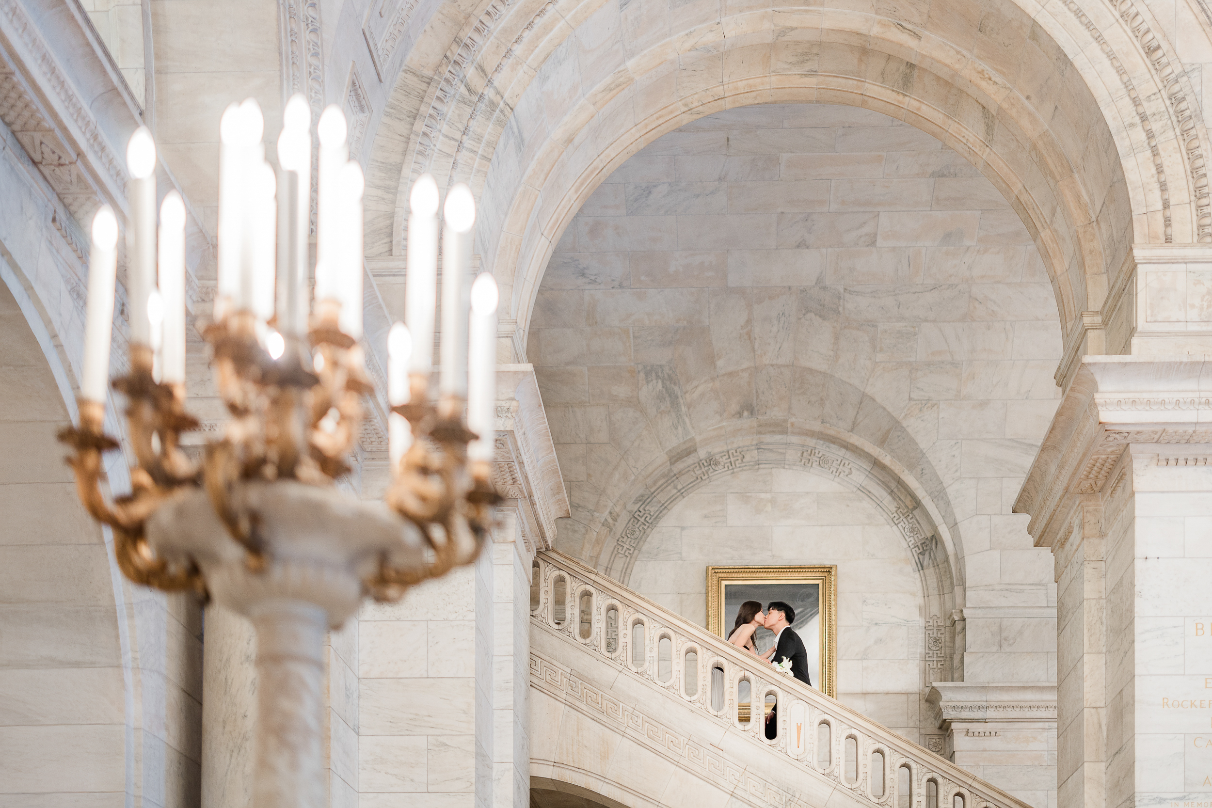 New York Public Library Engagement Photo